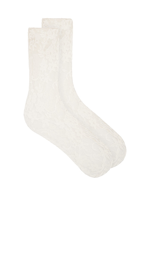 Shop Somebodee Celia Socks In Í™”ì�´íš¸