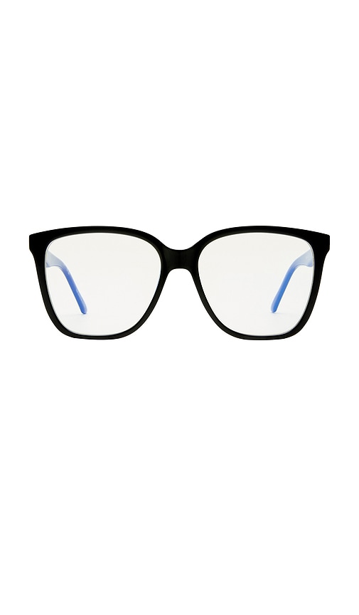 The Book Club Tittle Linen Optical Eyeglasses In Black