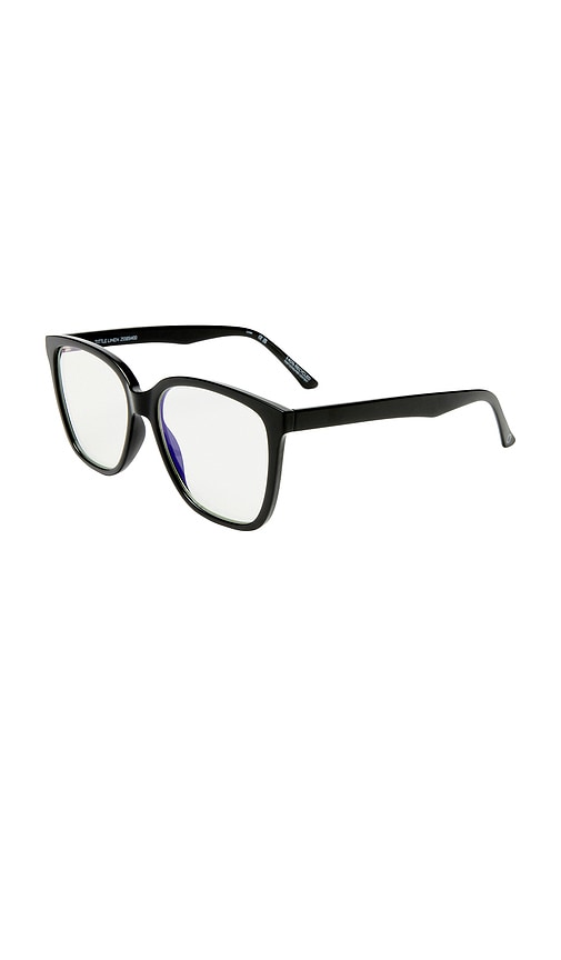 The Book Club Tittle Linen Optical Eyeglasses In Black