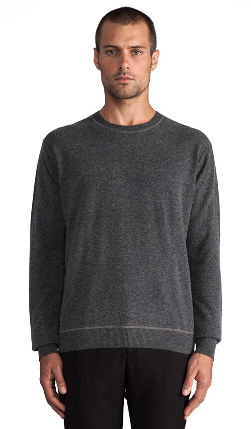 Knit Pullover with Fleeceback