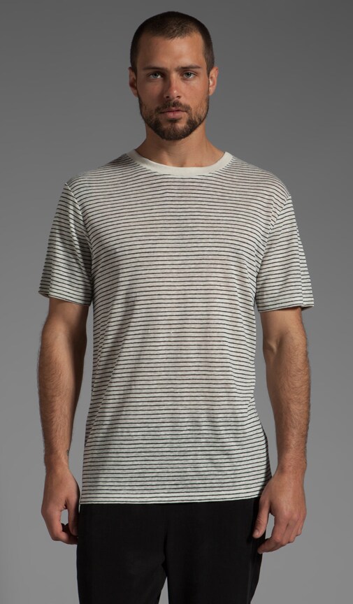 Linen Stripe Tee