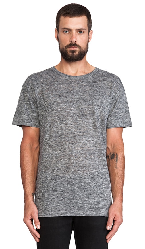 Linen Jersey Crewneck Tee