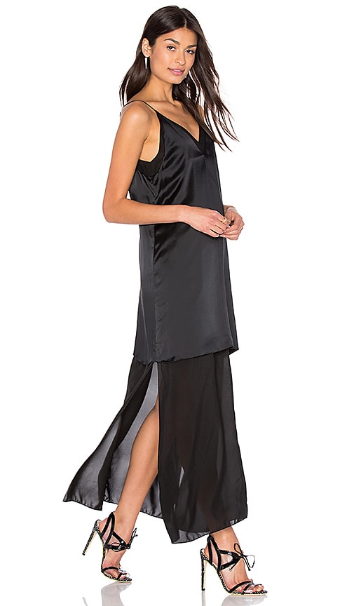 chiffon slip dress