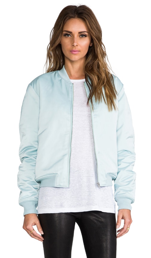 Satin Bomber Jacket