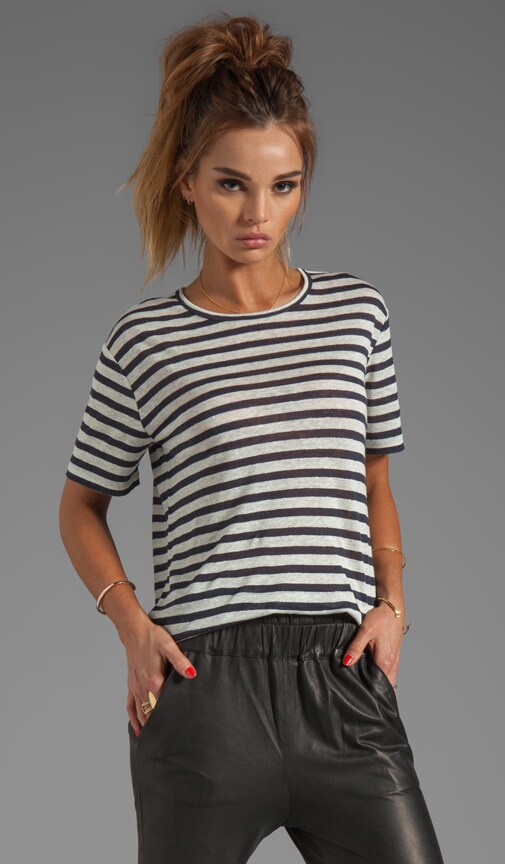 Linen Stripe Tee