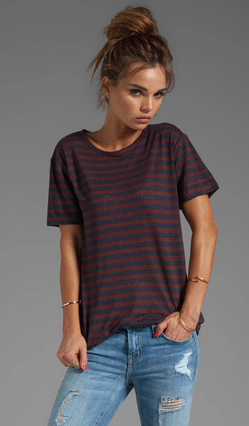 Linen Stripe Tee