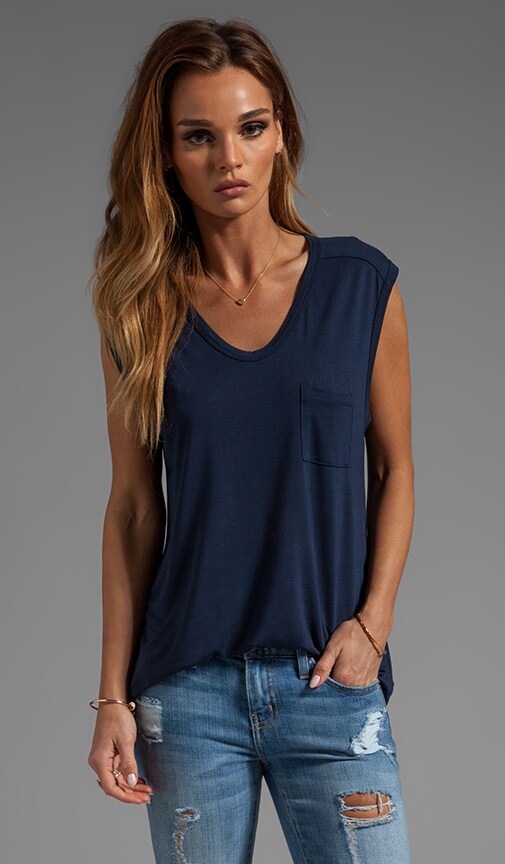 Classic Muscle Tee With Pocket