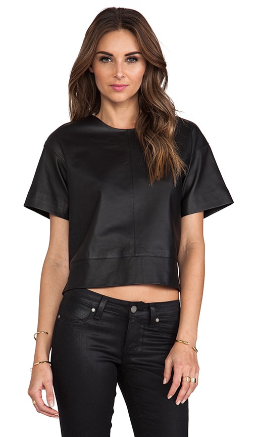 Lightweight Leather Tee