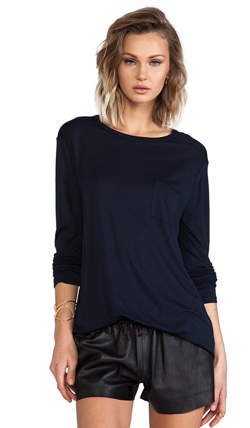 Classic Long Sleeve Pocket Tee
