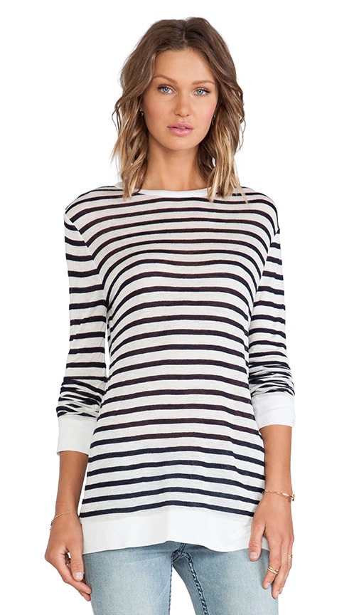 Stripe Long Sleeve Tee