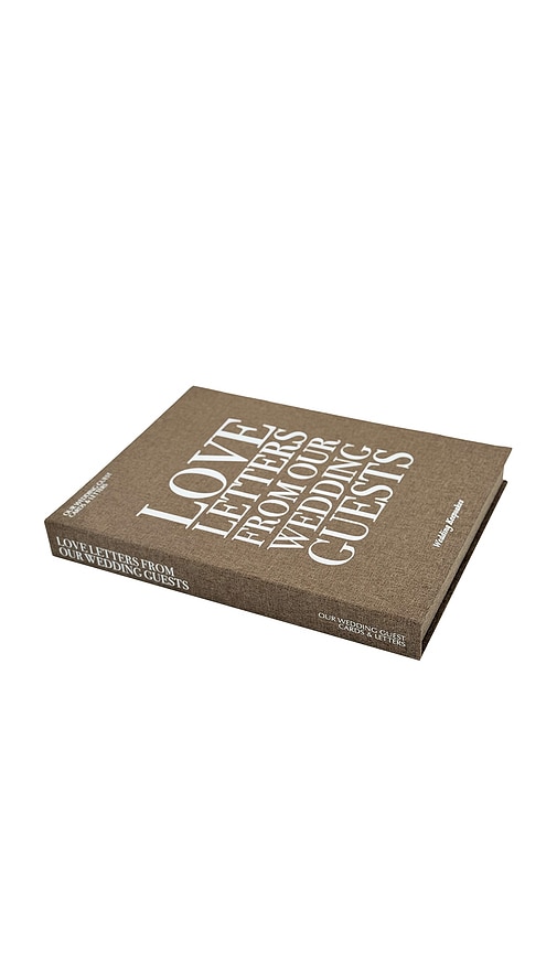 Wedding Guest Love Letters Keepsake Book Box
