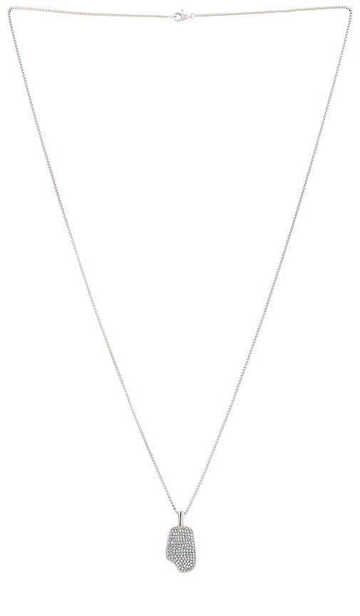 Iced Pop White Gold Necklace