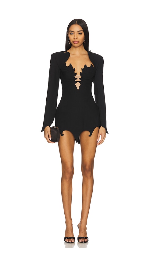 The Dolls House Aurora Mini Dress In Black