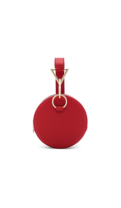 Azar Calf Leather Clutch Bag