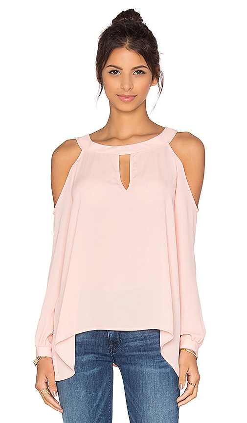 Three Eighty Two Lucy Cold Shoulder Top in Quartz | REVOLVE