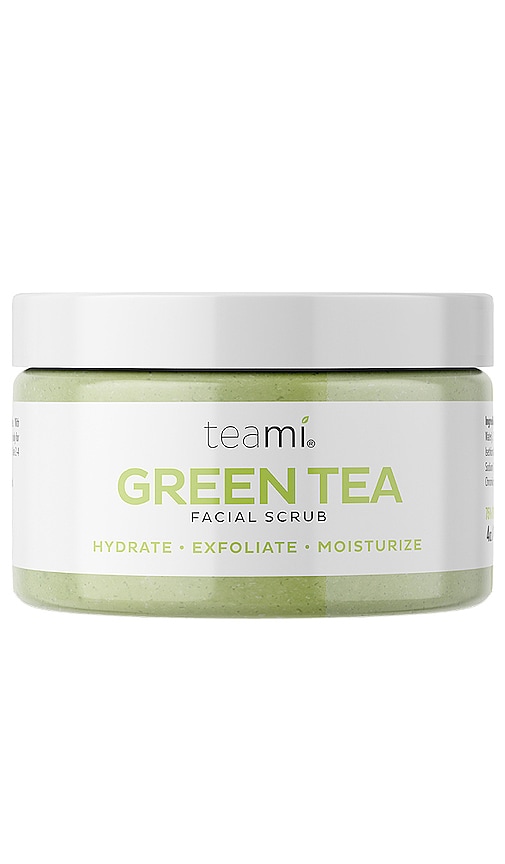 green tea face scrub