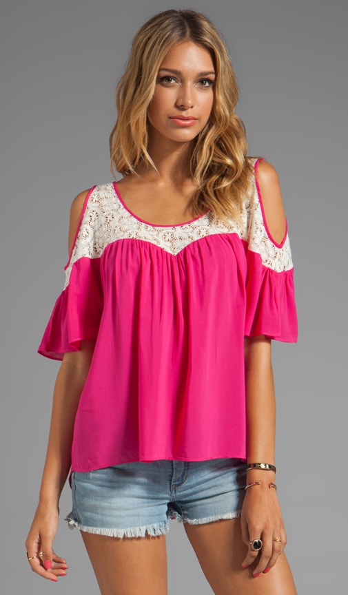 Crochet Cold Shoulder Top