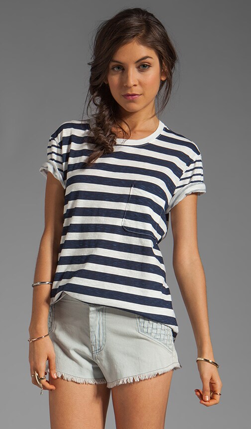 Multi Stripe Bowery Tee
