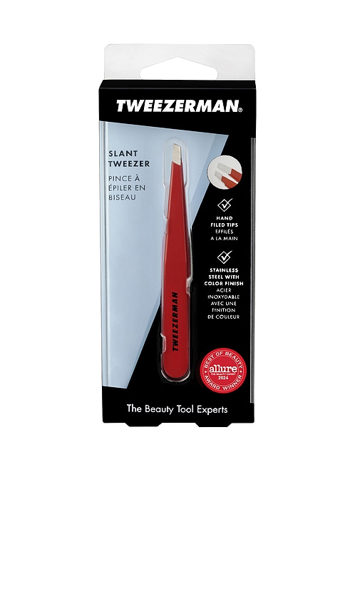  Tweezerman Slant Tweezer In Red. 