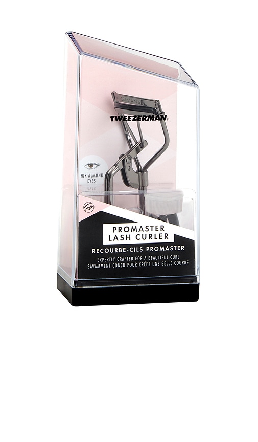  Tweezerman Promaster Lash Curler In Metallic Silver. 