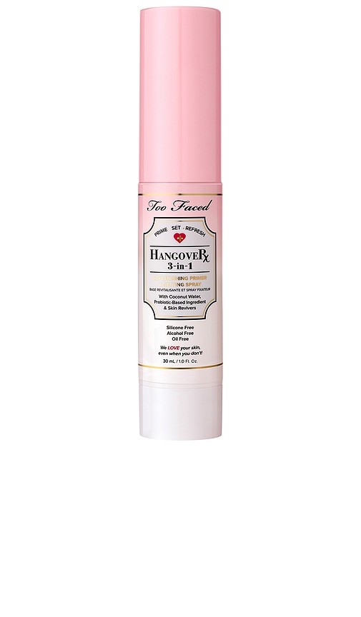 Too Faced Travel Hangover 3-in-1 Replenishing Primer & Setting Spray in Beauty: NA