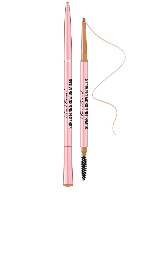 Shop Too Faced Super Fine Brow Detailer Eyebrow Pencil In Natural Blonde