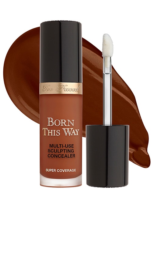 Shop Too Faced Born This Way Super Coverage Concealer In 黑貂