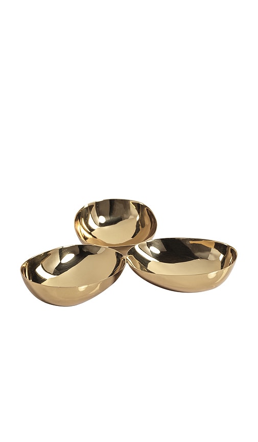 The Favorites Triple Nut Bowl In Gold