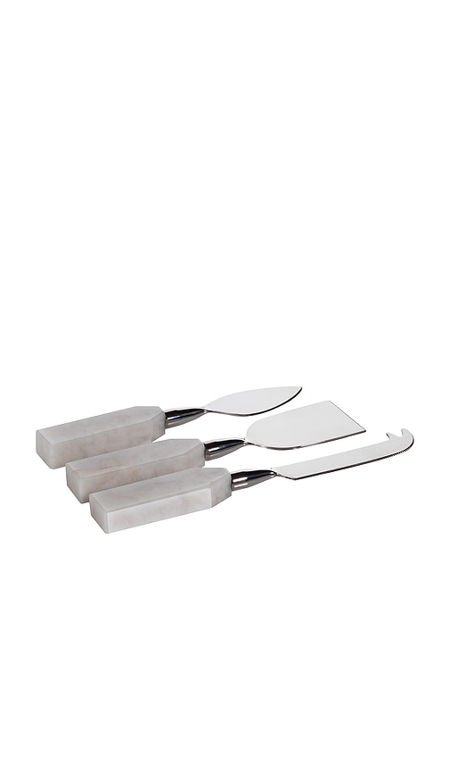 The Favorites 3 Piece Cheese Knife Set In White
