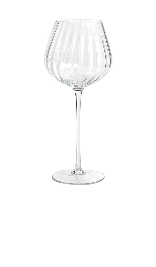 The Favorites Madeleine Optic Red Wine Glasses Set Of 4 In Transparent