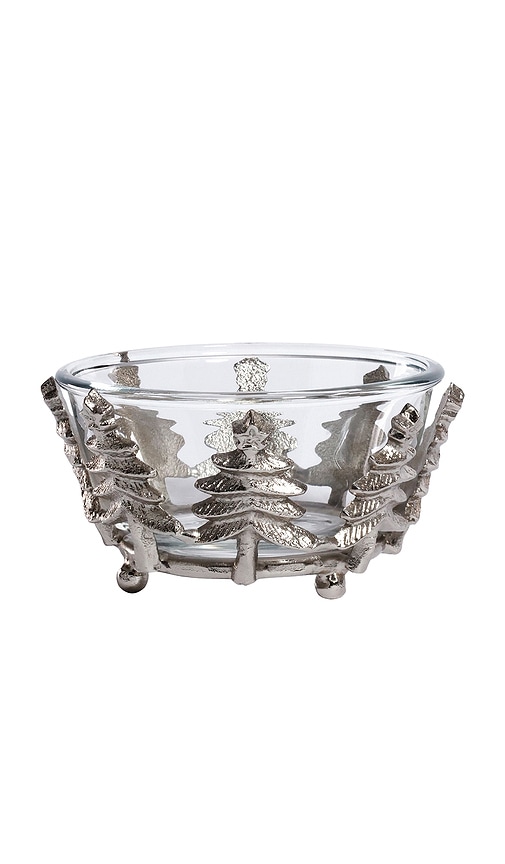 The Favorites Foret D'hiver Glass & Metal Bowl