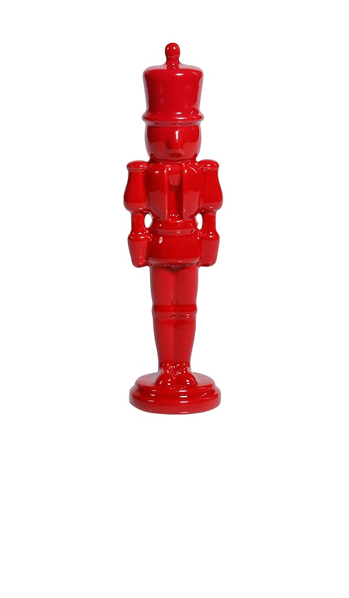 The Favorites Ceramic Nutcracker In Red