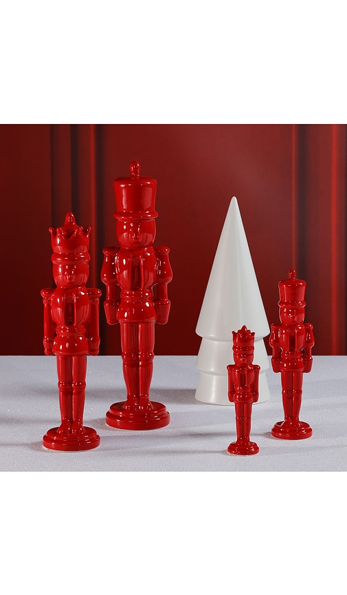 The Favorites Ceramic Nutcracker In Red