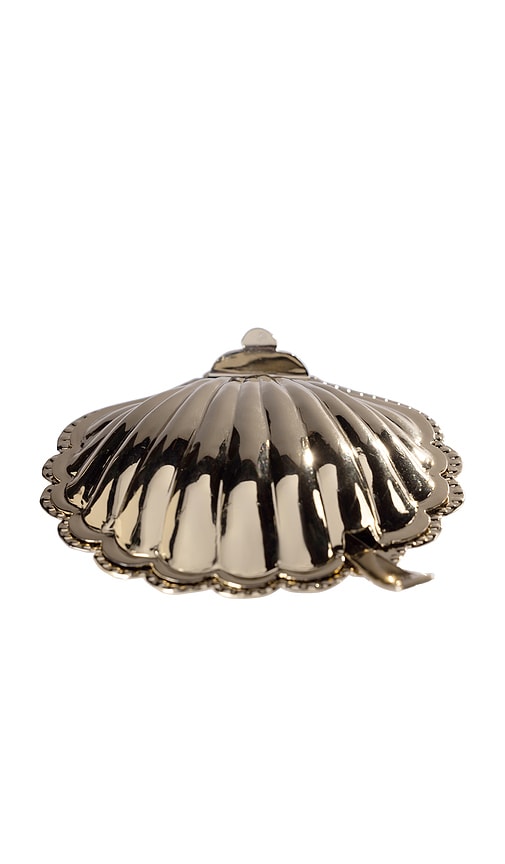  The Favorites Schale Mit Deckel Und Lã¶ffel Cap Ferrat Fan Shell Lidded Bowl With Spoon In Metallic Gold. 