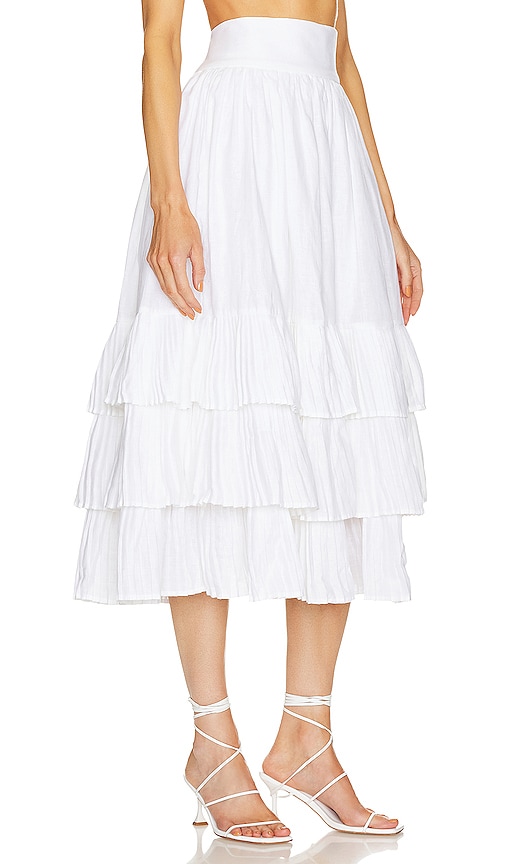 Shop The Femm Rosely Skirt In White