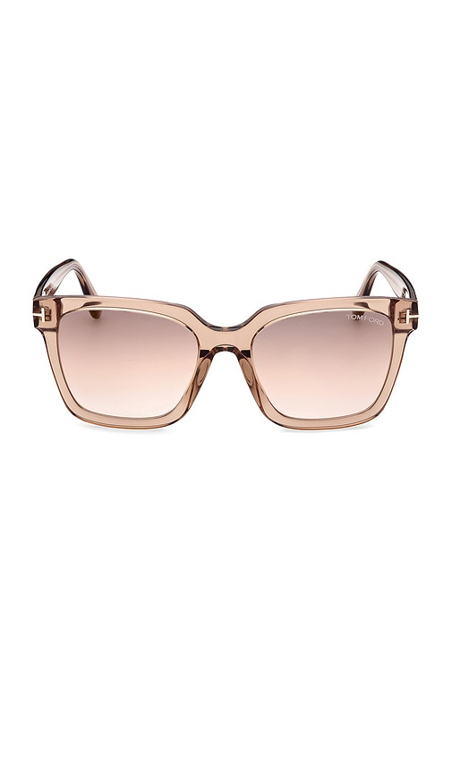 Shop Tom Ford Selby Sunglasses In 브라운