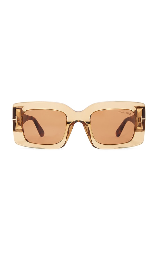 Shop Tom Ford Brigitta Sunglasses In Brown