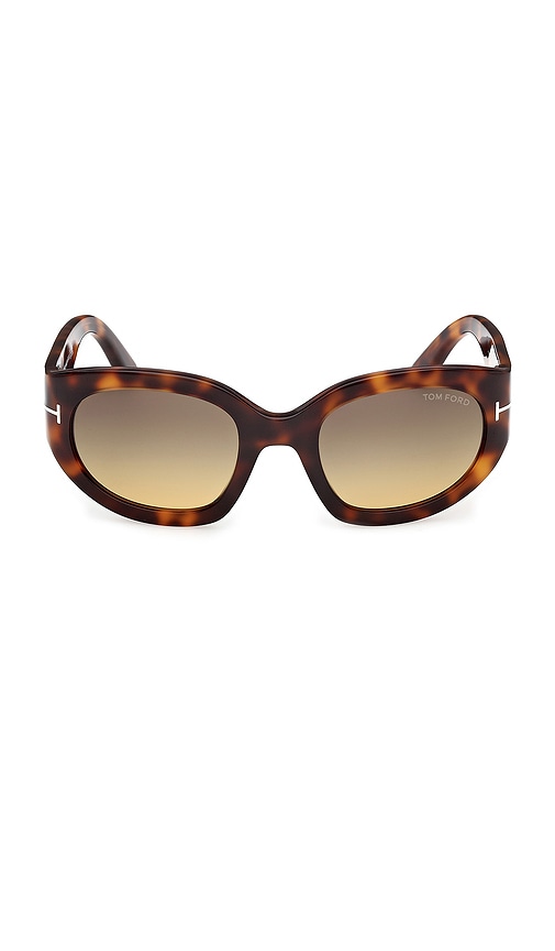 Tom Ford Rectangular Sunglasses In Black