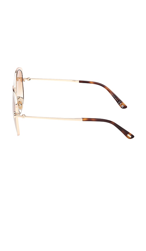  Tom Ford Sonnenbrille Abbey In Metallic Gold. 