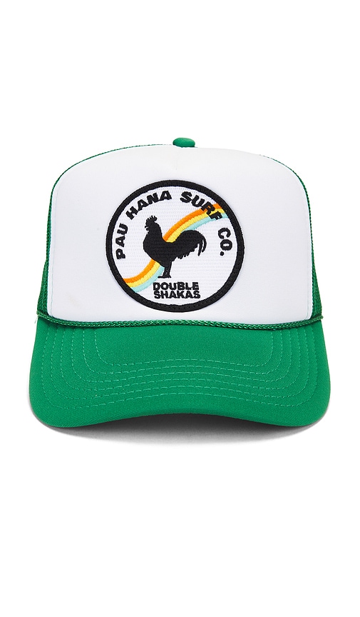 Shop Friday Feelin Pua Hana Surf Co. Hat In Green Split