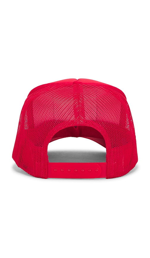 Friday Feelin Mucho Amor Trucker Hat In Red