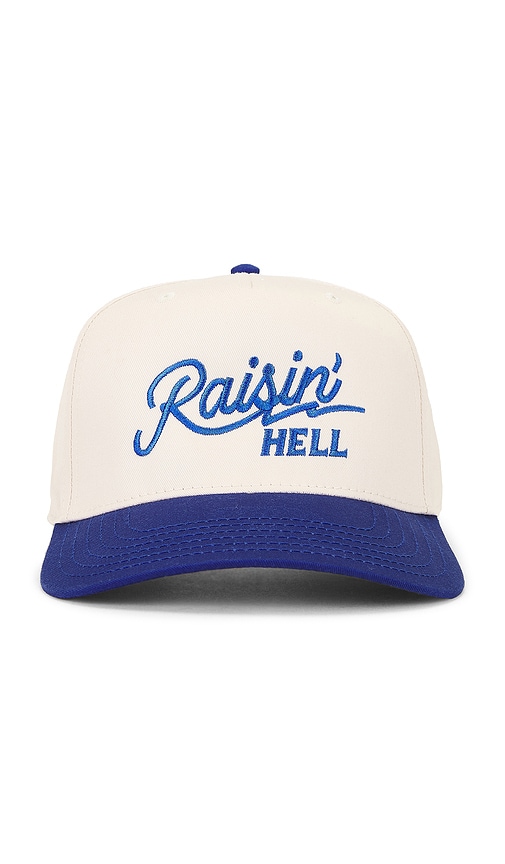 Friday Feelin Raisin Hell Hat In White