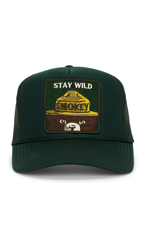 Friday Feelin Stay Wild Hat In Black