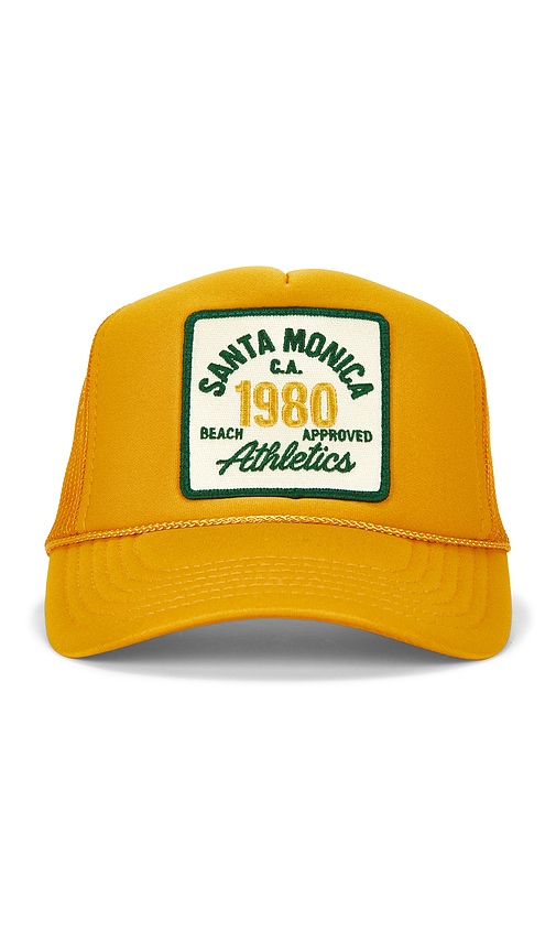 Friday Feelin Santa Monica Athletics Hat In Yellow