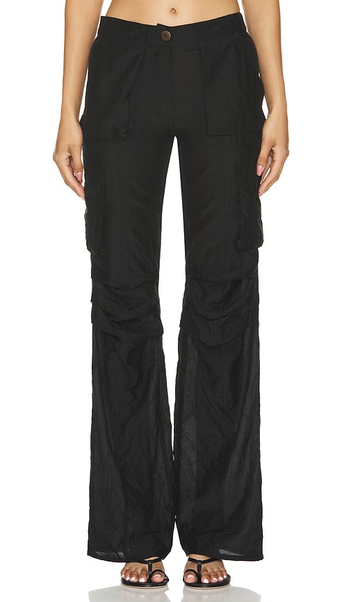 Shop Tg Botanical Archie Pants In Black