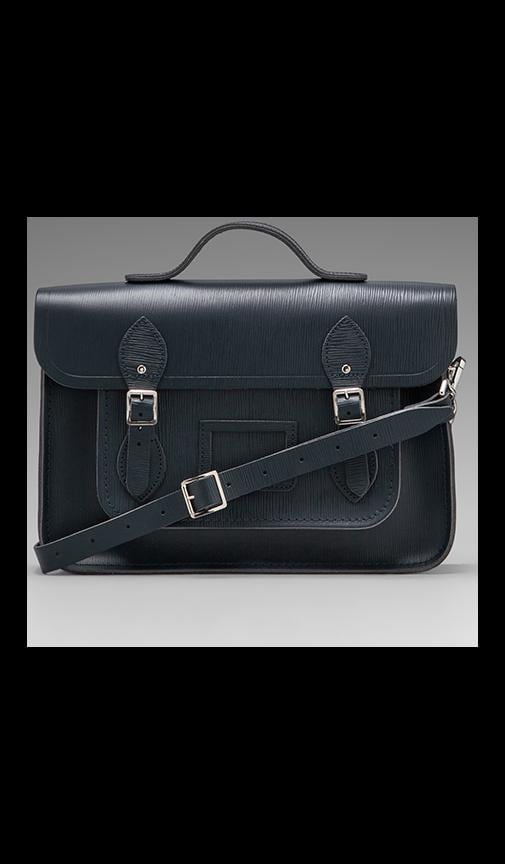 Embossed Stamp Satchel