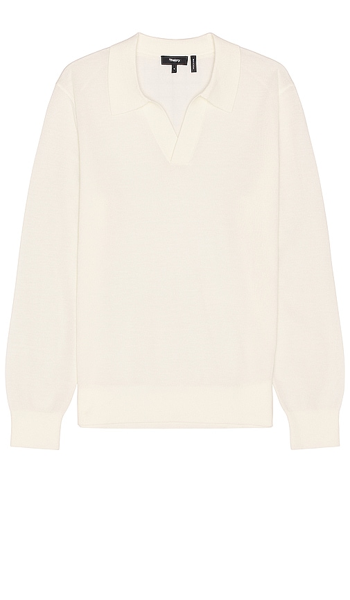 Shop Theory Briody Sweater In Ivory
