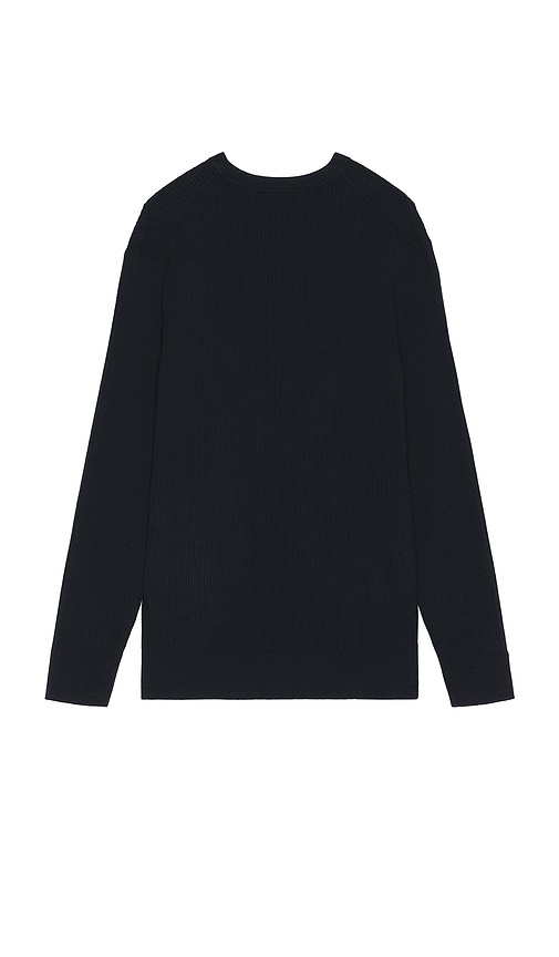 Shop Theory Riland Rib Crewneck Sweater In Navy