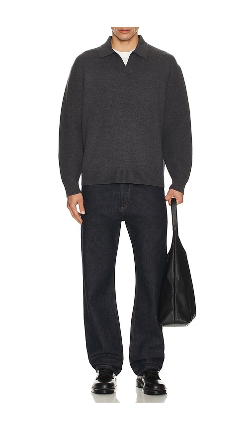  Theory Lange ärmel Boilred Merino In Grey. Größe S. Also In L, Xl/1x. 