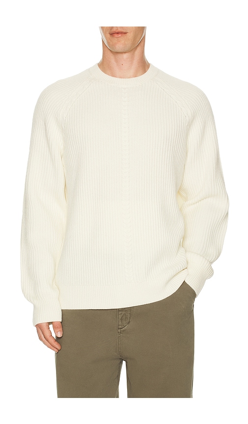 Theory Montana Wool Cable Long Sleeve Crew Neck Sweater Theory
